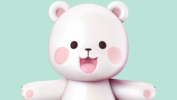 ArtStation - Milk Mocha Bear 3D Model