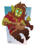 Commission: TheOrcBard mini