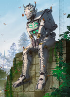 P4N-D[0]24 Enjoys Some Quiet Time - By Catrinenice