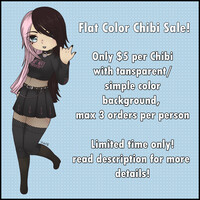 Flat Color Chibi Sale *Closed*