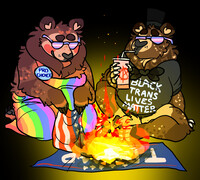 animatronic bears for human rights