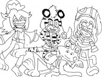 Buds:Happyman ,Honey, Cherry and  Lukio