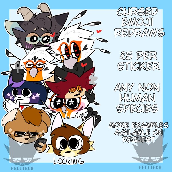 CURSED EMOJI STICKERPACK YCH by Winsenta -- Fur Affinity [dot] net