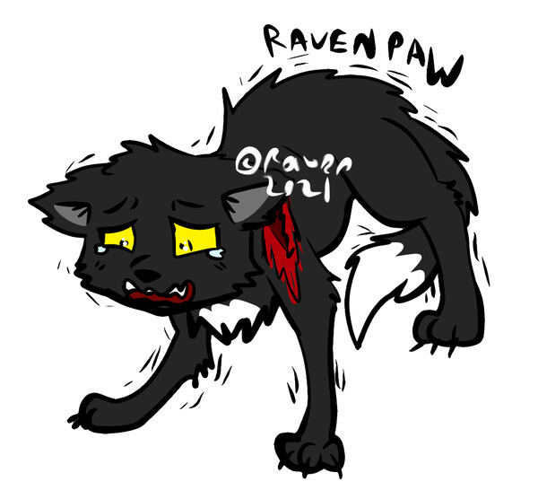 Warrior Cats Design #5) Ravenpaw by Wolfie-Moonscar -- Fur Affinity [dot]  net