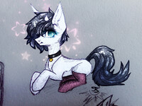 pony and glitter