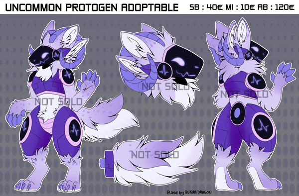 closed) protogen adoptable- area 51 by antigravityi on DeviantArt