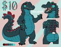 Ocean Rose Alligator Adopt [SOLD]