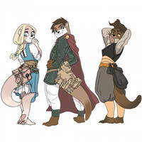 Tango and Friends Tail Bags