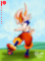 Cinderace and his FOOT