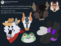 [m] lineless head commissions! [OPEN]