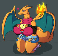 Liza The Charizard - Art Trade