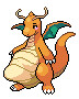 Sprite Art - Dragonite - Pokemon Black and White