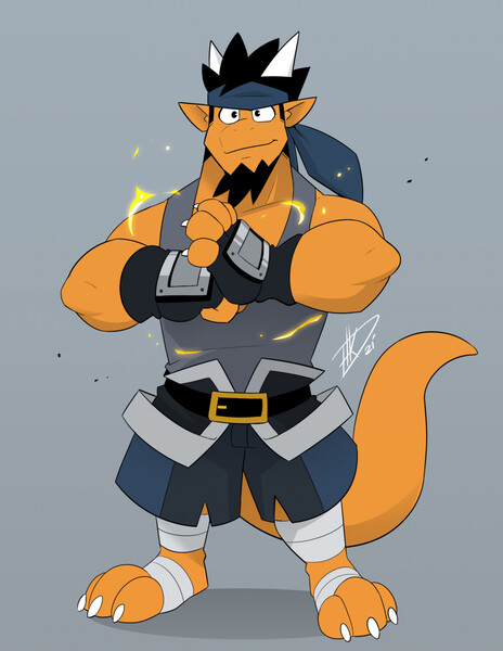 Hikaze as an RPG Brawler by hikaze -- Fur Affinity [dot] net