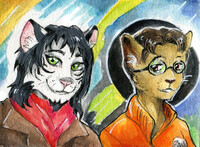 Kerr & Lucy - DE icons [aceo]