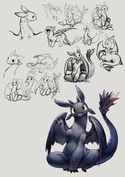 toothless concept art