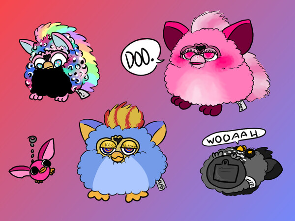 Just a gal and her furby family — its-emimi: SPIT: THE ANIME SERIES