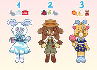 [OPEN] Cute Anthro Adopts (1/3)