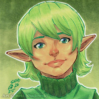 Link Zelda Majora's Mask fanart by Artsy_Luigi -- Fur Affinity