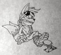 Struggle. An ink test