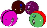 Ballooned Christmas Pups
