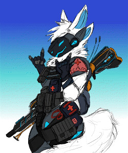 ANAT (adult merc who put on a protogen mask for fun(he is not furry)) by  battlelol on Newgrounds
