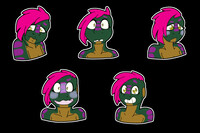 [OC] Tailya - Sticker Dump #2