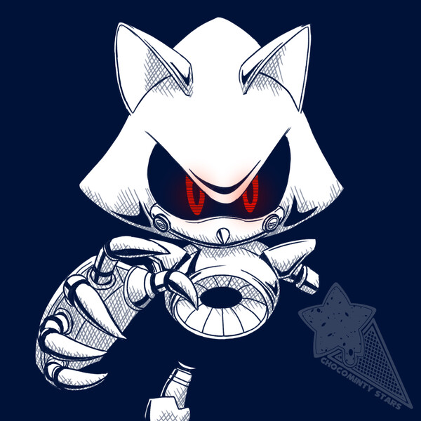 Heavy Metal Sonic by GBlastMan -- Fur Affinity [dot] net