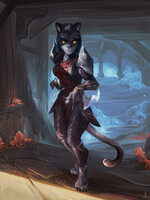 Exploring the caverns