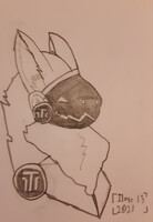 Kilobyte the Protogen head