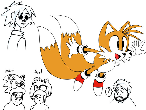 Mugi Draws Majin Sonic by Samurai_Canine -- Fur Affinity [dot] net