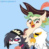 (commission) birb girls