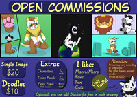 Commisions info