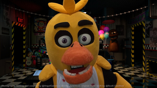 FNAF_spams_21 on X: FNAF 1 Chica Jumpscare  / X