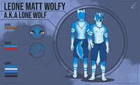 Ref Sheet for Leone Matt Wolfy (Comission)