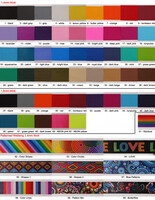 Harness webbing colors