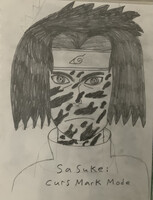 Sasuke Uchiha Curse mark mode