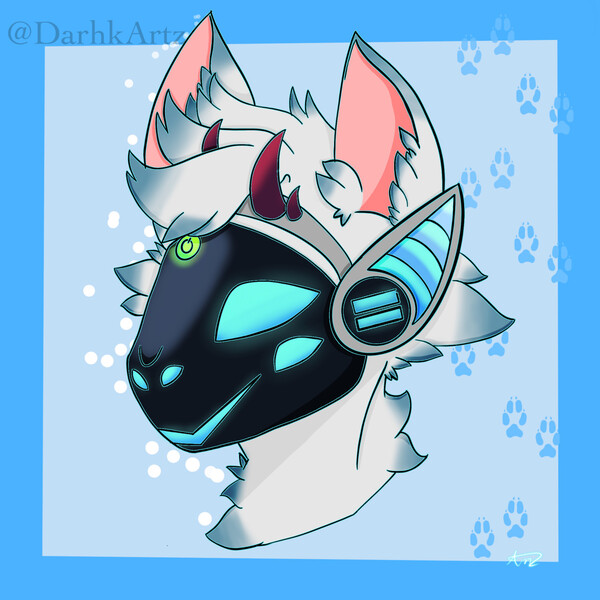 Protogen Head by DarhkArtz -- Fur Affinity [dot] net