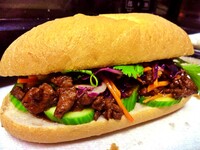 Soy Glazed Steak Banh Mi