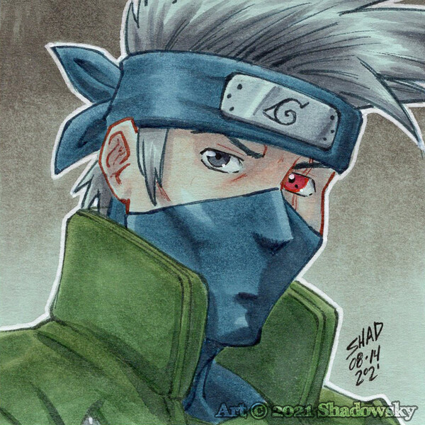 Anime ( Naruto) Kakashi Hatake - Drawing Art — Steemit