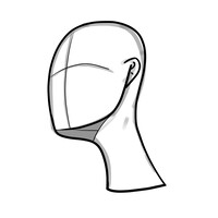 Clean-lined Base Face
