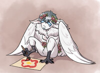 Your writin' looks like a chicken!