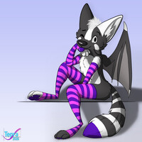 Just wearing  some sock