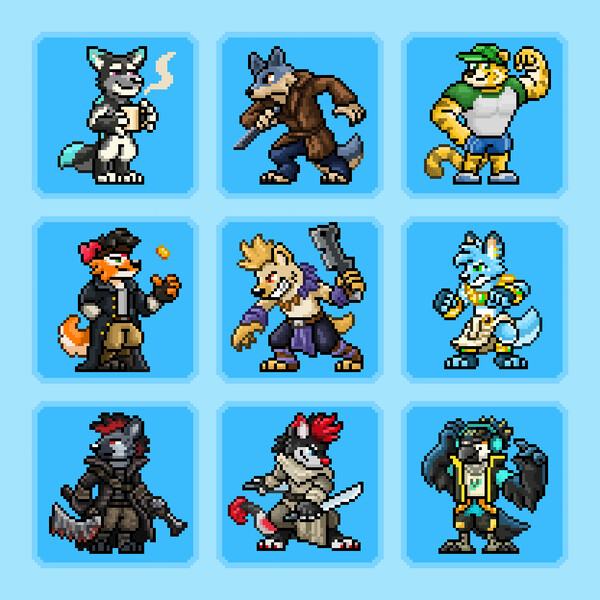 Retro Sprites Pack 21 by GabZero -- Fur Affinity [dot] net