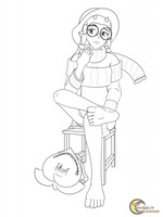 Wendy Woo LINE ART WIP