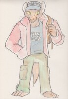 Commission from KaputOtter: Hawk posing