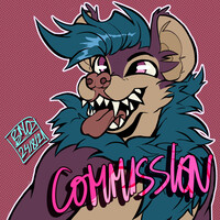 Hyena Icon Commission