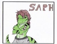Saph Raptor's Conbadge from AC by Connercoon