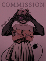 Sketch commission (half body)