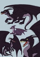 Dragon sketch concepts