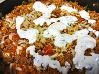 Cajun Pork Sausage Skillet